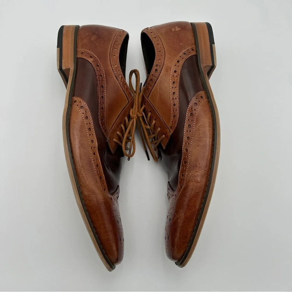 STACY ADAMS Men's Tinsley Wingtip Oxford Size 12